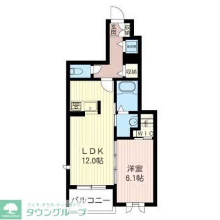 セントラルセレッソ国立の物件間取画像